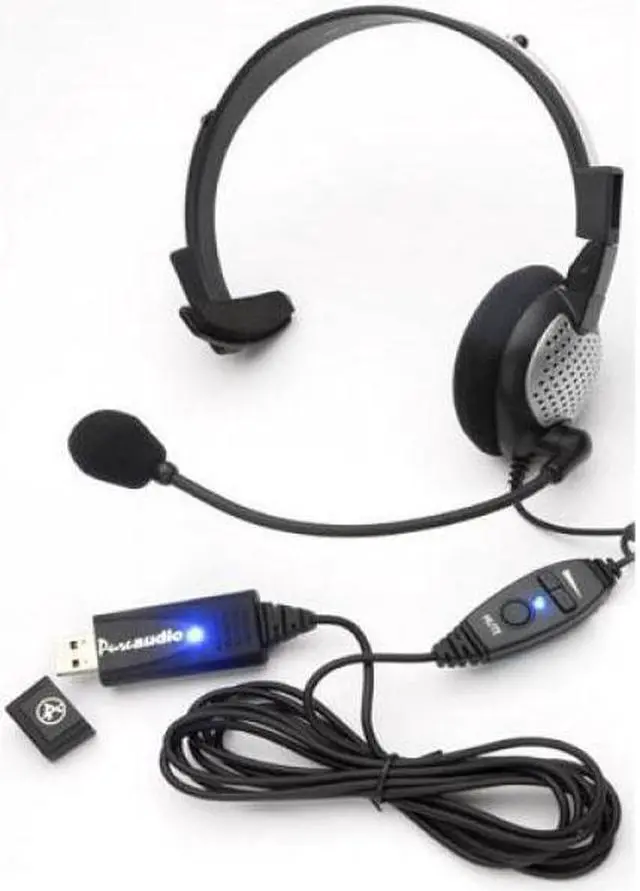 Alt view image 3 of 3 - USB High Quality Digital Monural Headset