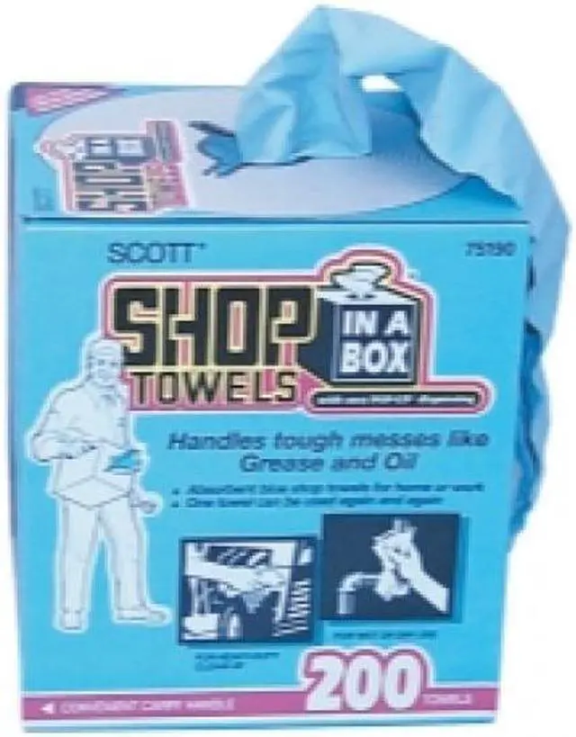 Alt view image 2 of 15 - Kimberly-Clark KIM75190 Scott Shop Towels in a Box