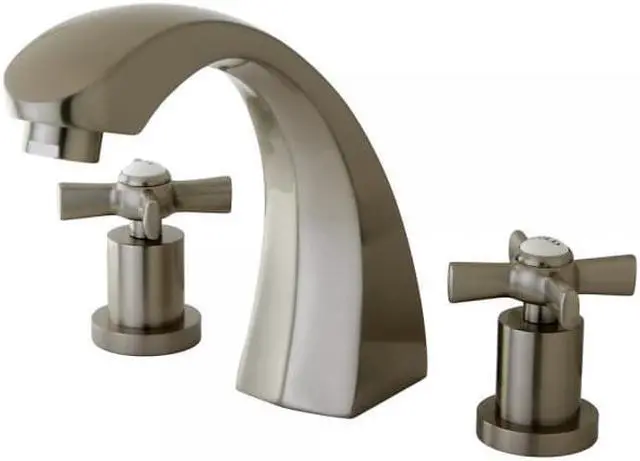 Alt view image 5 of 10 - Kingston Brass Millennium Roman Tub Filler in Satin Nickel by Kingston Brass