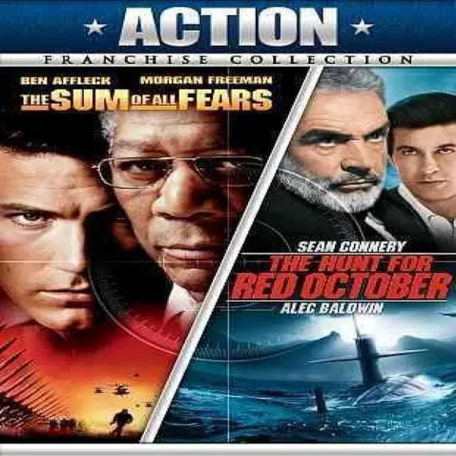 Alt view image 3 of 5 - The Hunt for Red October/ Sum of All Fears (2-pack) DVD New