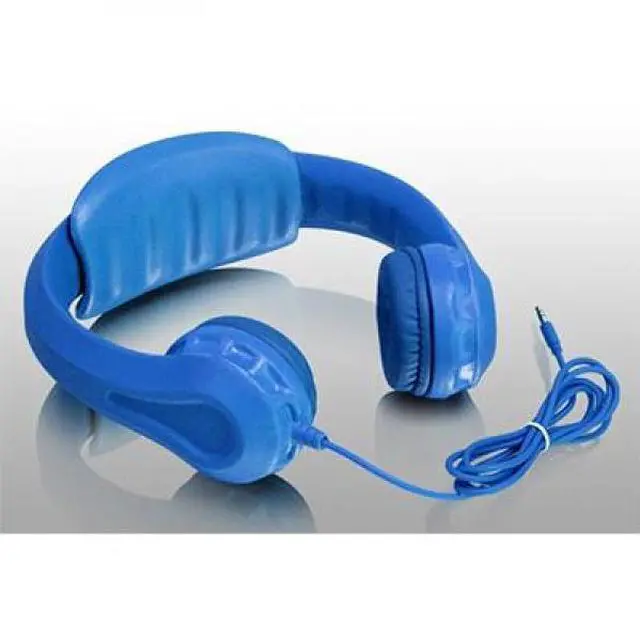 Main image of Aluratek AKH01FB Volume-Limiting Wired Foam Headphones - Blue