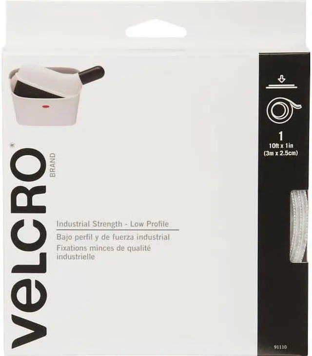 Alt view image 3 of 11 - VELCRO(R)brand ULTRA-MATE(R) Glue-On Strip 1"X10'-Black