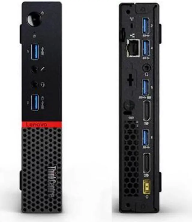 Alt view image 4 of 9 - Lenovo Desktop PC ThinkCentre M700 (10HY002AUS) Intel Core i5-6500T 8GB DDR4 256GB SSD Intel HD Graphics 530 Windows 7 Professional 64-Bit (Downgrade From Windows 10 Pro)