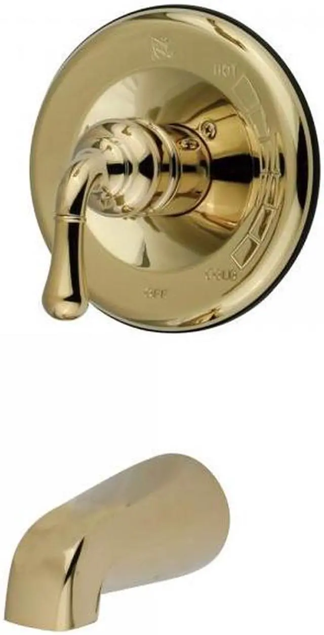 Alt view image 4 of 5 - Kingston Brass KB1632TO Tub Only , Faucet, Polished Brass
