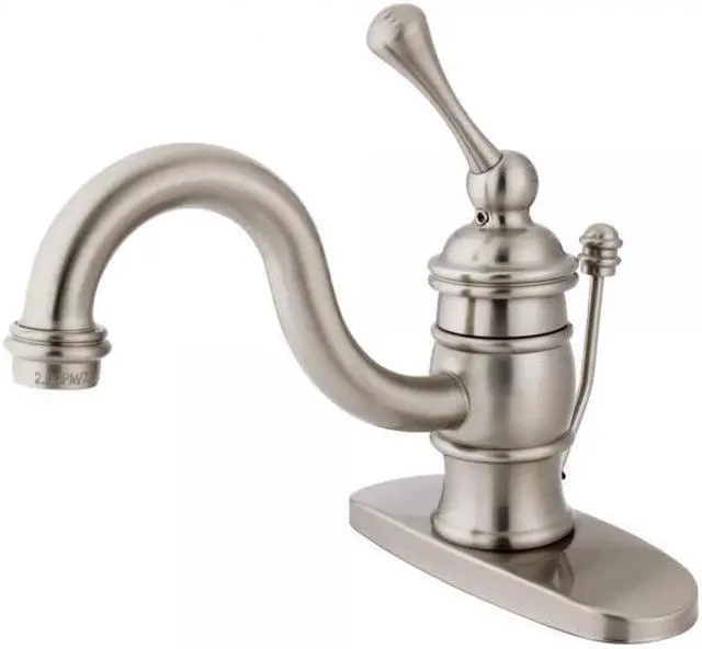 Alt view image 2 of 5 - Kingston Brass KB3408BL Single Handle 4" Centerset Lavatory Faucet with Retail P