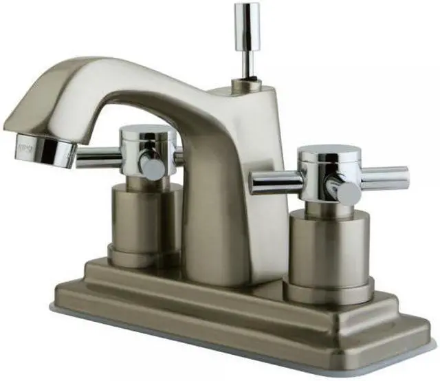 Alt view image 2 of 7 - Kingston Brass KS8647DX Concord Two Handle 4" Centerset Lavatory Faucet with Bra