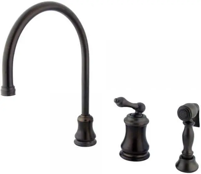 Alt view image 3 of 5 - Restoration Oil-rubbed Bronze Kitchen Faucet