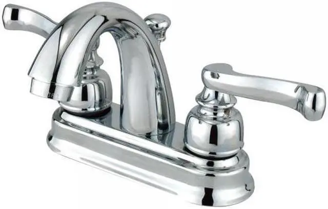 Alt view image 6 of 9 - Kingston Brass KB5611FL Two Handle 4" Centerset Lavatory Faucet with Retail Pop-