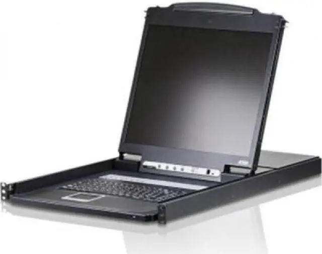 Alt view image 3 of 15 - ATEN CL1308N 8-Port 19" LCD Integrated USB/PS2 Combo KVM