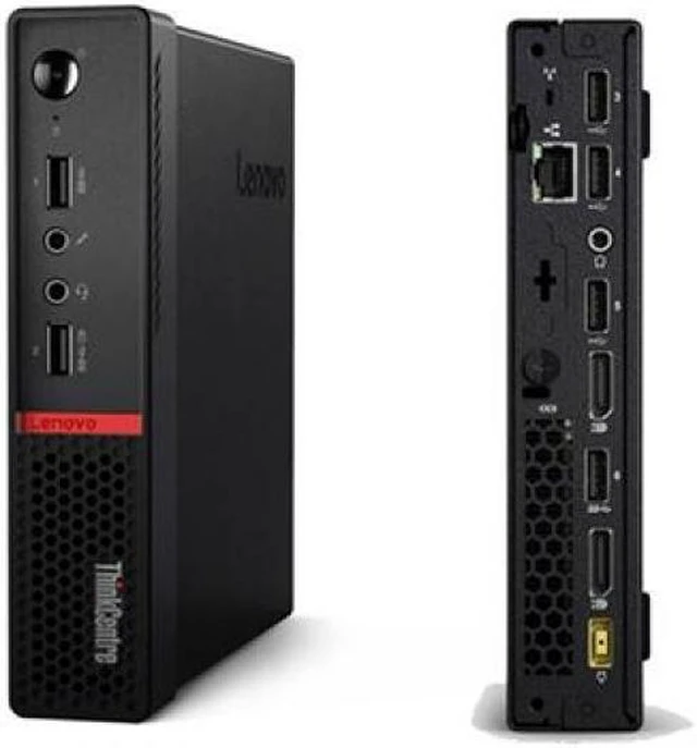 Alt view image 2 of 11 - Lenovo Desktop Computer ThinkCentre M715q (10M30002US) AMD PRO A10-9700E 4GB DDR4 500GB HDD AMD Radeon R7 Windows 10 Pro 64-Bit