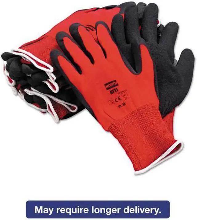 Alt view image 3 of 8 - C-Nyl Foam Ctd Glv Pvc Palm Xl Red 12
