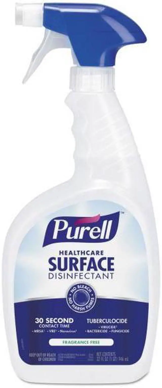 Alt view image 2 of 10 - PURELL Healthcare Surface Disinfectant Fragrance Free 32 oz Spray Bottle 1
