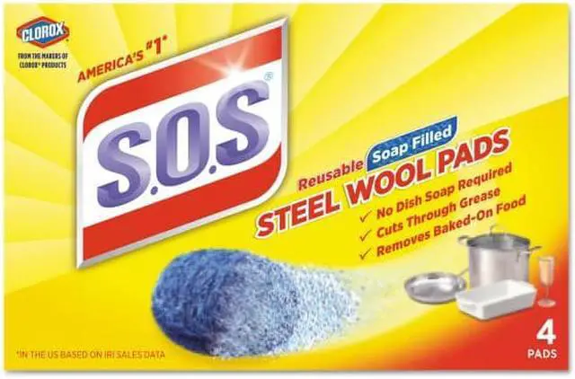 Alt view image 3 of 6 - clorox Sos Pads 4Ct 3243-6016