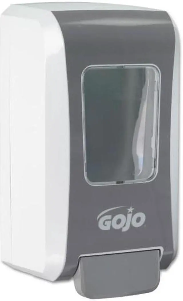 Alt view image 5 of 20 - FMX-20 2000mL Foam Soap Dispenser, Push-Style, White/Gray GOJO 5270-06