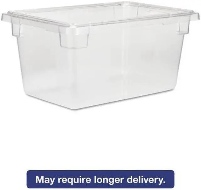 Main image of Food/tote Boxes, 5gal, 12w X 18d X 9h, Clear
