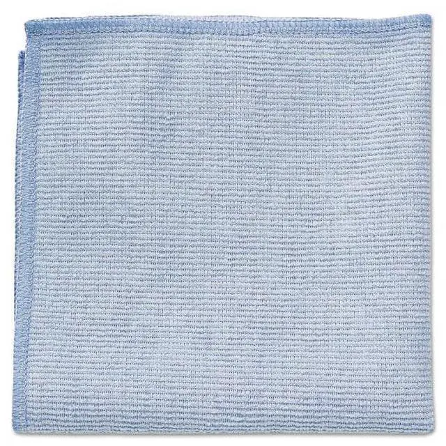Alt view image 4 of 20 - Rubbermaid Commercial Microfiber Cleaning Cloths 12 x 12 Blue 24/Pack 1820579