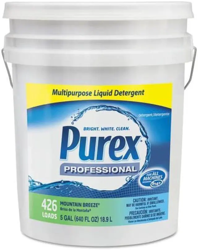 Alt view image 4 of 13 - Purex Concentrate Liquid Laundry Detergent Mountain Breeze 5 gal. Pail 06354