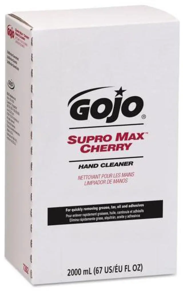 Alt view image 3 of 19 - GOJO® SUPRO MAX™ Cherry Hand Cleaner 2000 mL Refill for GOJO® PRO™ TDX™ Dispenser   1 each