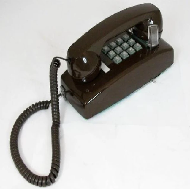 Main image of Cortelco ITT-2554-V-BR 255445-VBA-20M Wall w/ Volume - Brown