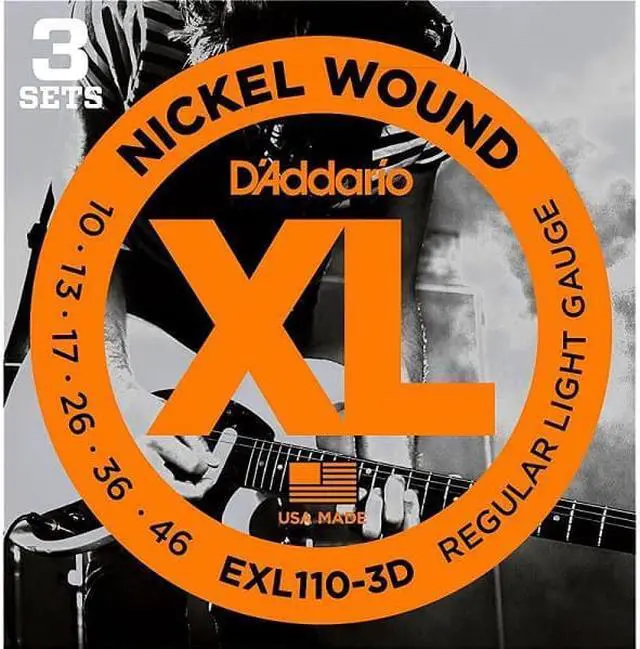 Alt view image 2 of 19 - D'Addario EXL110 Electric Guitar Strings - Light - 3 Pack