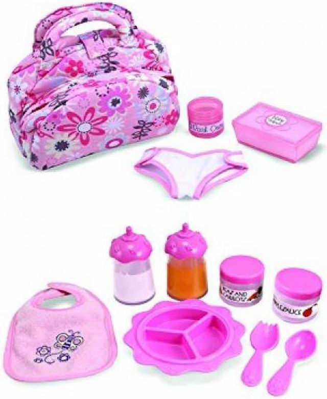  Melissa & Doug Doll Feeding and Changing Accessories