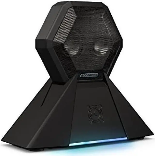 Alt view image 2 of 8 - Boombotix - Boombot Bass Station, Wireless Ultraportable Weatherproof Bluetooth Speaker with Subwoofer Dock, Pitch Black