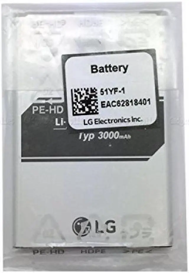 Alt view image 5 of 6 - LG G4 OEM Li-ion Cell Phone Battery 3.85V Typ 3000mAh / 11.6Wh BL-51YF