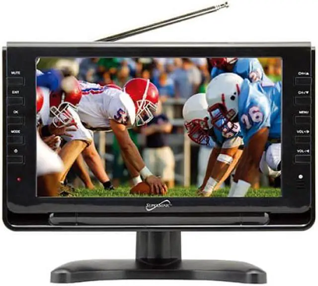Alt view image 8 of 20 - Supersonic SC-499 9" Widescreen Portable Digital LCD TV with Built-in TV Tuner