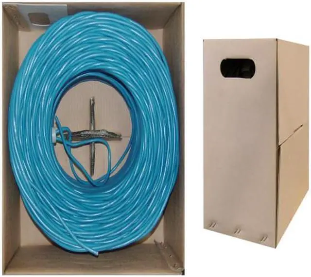 Alt view image 4 of 6 - Cable Wholesale CAT5E UTP Bulk Cable Stranded 350MHz 24 AWG 1000 ft - Blue