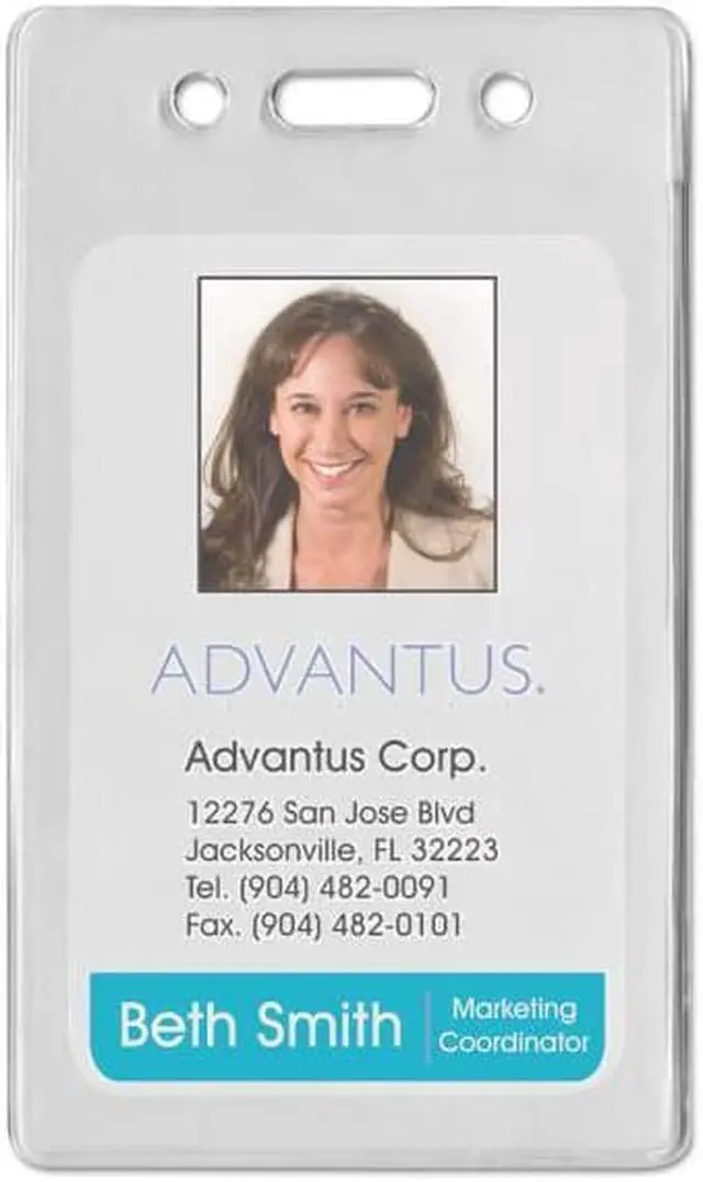 Alt view image 4 of 13 - Proximity Id Badge Holder, Vertical, 2 3/8W X 3 3/8H, Clear, 50/Pack