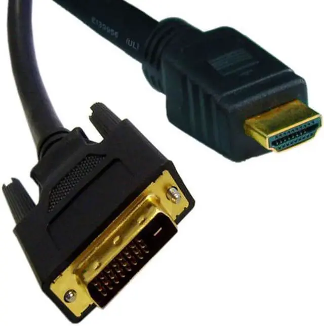 Alt view image 3 of 4 - Cable Wholesale HDMI to DVI Cable, HDMI Male to DVI Male, CL2 rated, 10 foot