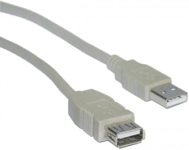 Alt view image 5 of 5 - Cable Wholesale Type A Male to Type A Female USB 2.0 Extension Cable, 15 foot