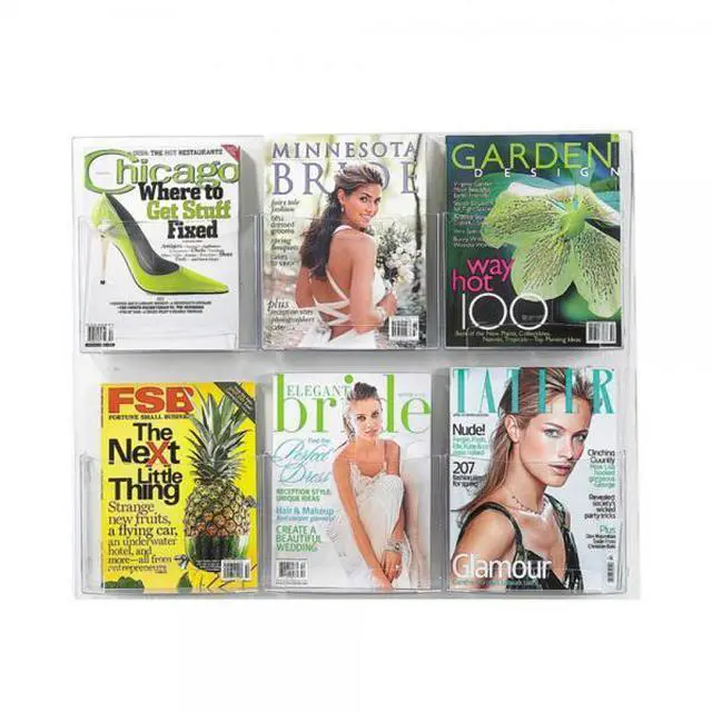 Alt view image 10 of 20 - Safco Clear2c Magazine Display Rack 5667CL