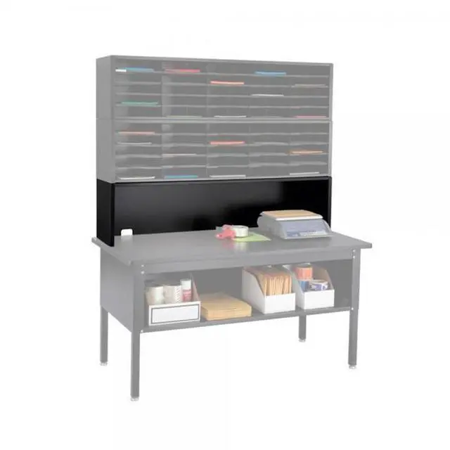 Alt view image 2 of 6 - Safco 7752BL E-Z Sort Riser - 57.5 x 13 x 14 - Black