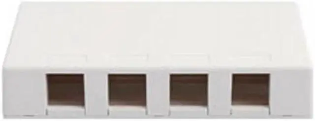 Alt view image 3 of 5 - ICC IC107SB4WH Surface Mounting Box - IC107SB4WH
