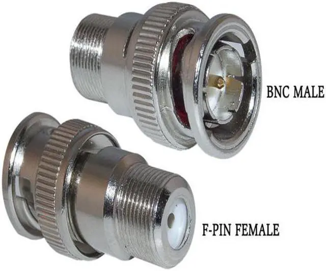Alt view image 2 of 5 - Cable Wholesale F-Pin Female / BNC Male Adapter