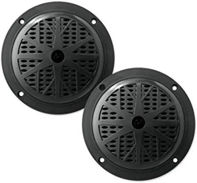 Main image of Pyle PLMR51B Dual 5.25'' Waterproof Marine Speakers, 2-Way Full Range Stereo Sound, 100 Watt, Black (Pair)