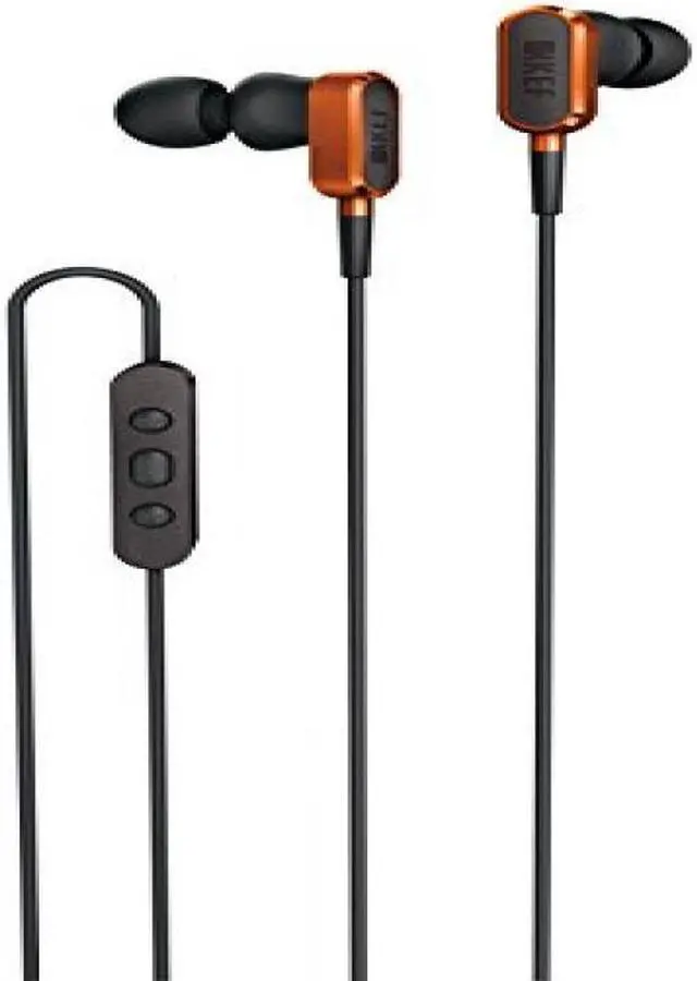Alt view image 3 of 3 - KEF M100 Hi-Fi In-ear Headphones (Sunset Orange)