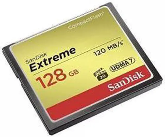 Main image of SanDisk 128GB Compact Flash (CF) Flash Card Model SDCFXSB-128G-G46