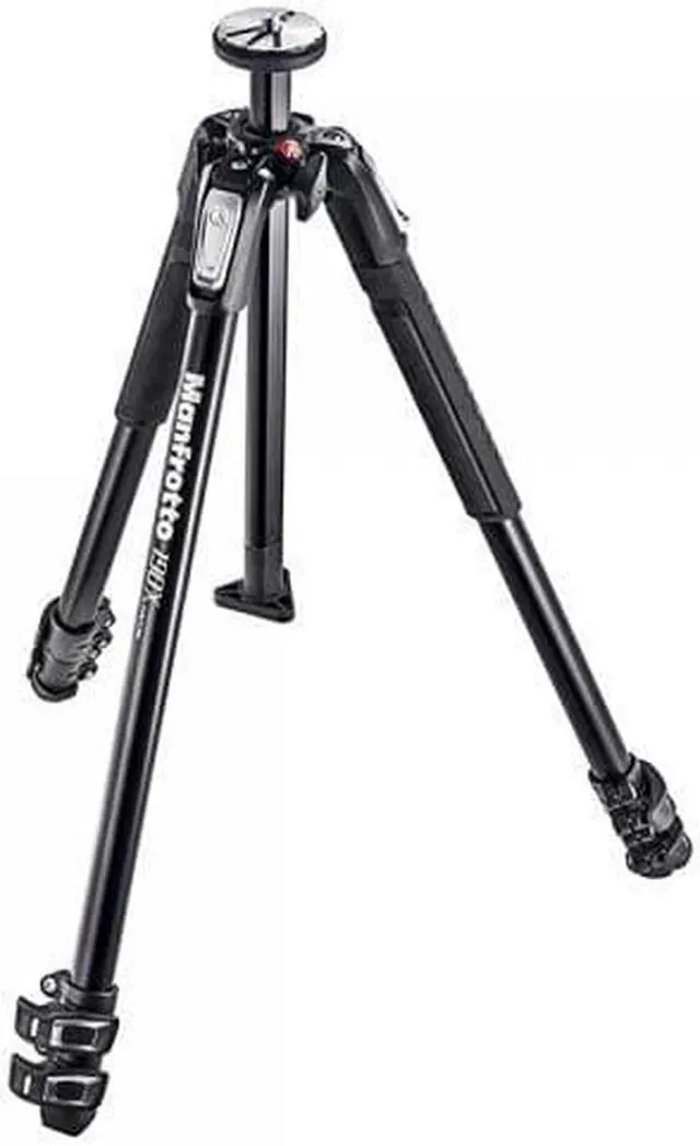 Alt view image 2 of 11 - Manfrotto 190X 3-Section Aluminum Camera Tripod