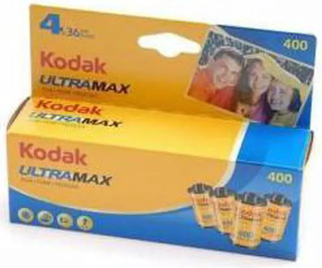 Main image of 4x Kodak UltraMax 400 Speed 35mm 36 Exposures Film