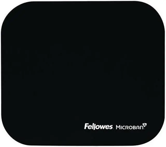 Main image of Fellowes Mouse Pad with Microban, Black (5933901)