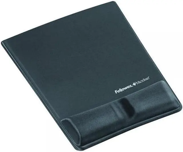 Main image of Fellowes Mouse/Wrist Support with Microban Protection, Gel, Graphite (9184001)