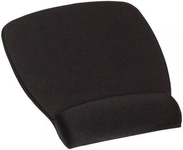 Main image of 3M Foam Mouse Pad with Wrist Rest, Black, Antimicrobial  Product Protection (MW209MB)