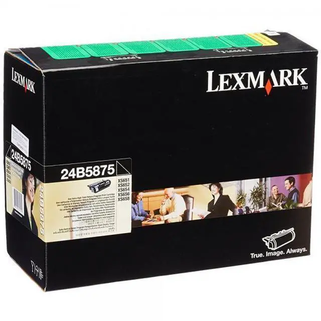 Alt view image 4 of 15 - Black High Yield Toner Cartridge for Lexmark 24B5875 XS651de MFP, XS652de MFP, XS654de MFP, XS658dfe MFP, XS658dme MFP, Genuine Lexmark Brand