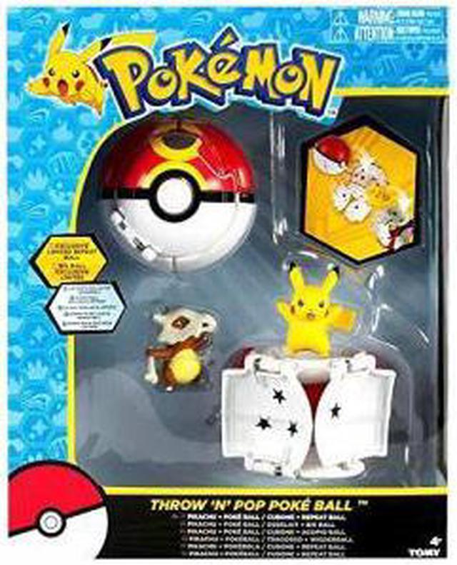 Pokemon Throw 'n' Pop Pokeball Pikachu & Poke Ball / Cubone
