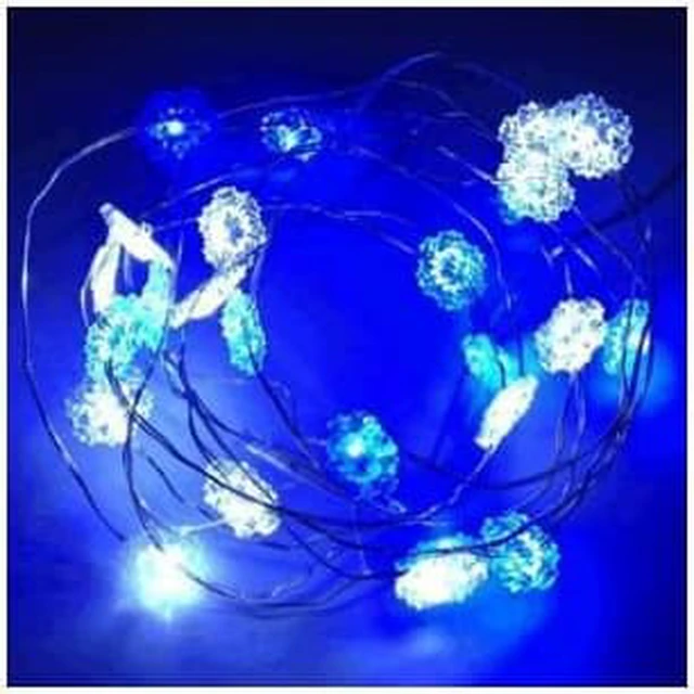 Main image of LED String Lights with Blue Snowflakes by Blinkee