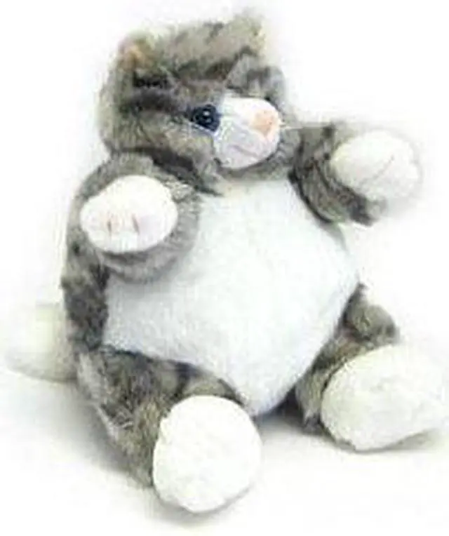 Alt view image 2 of 4 - Baby Plumpee Gray Cat 7" by Unipak