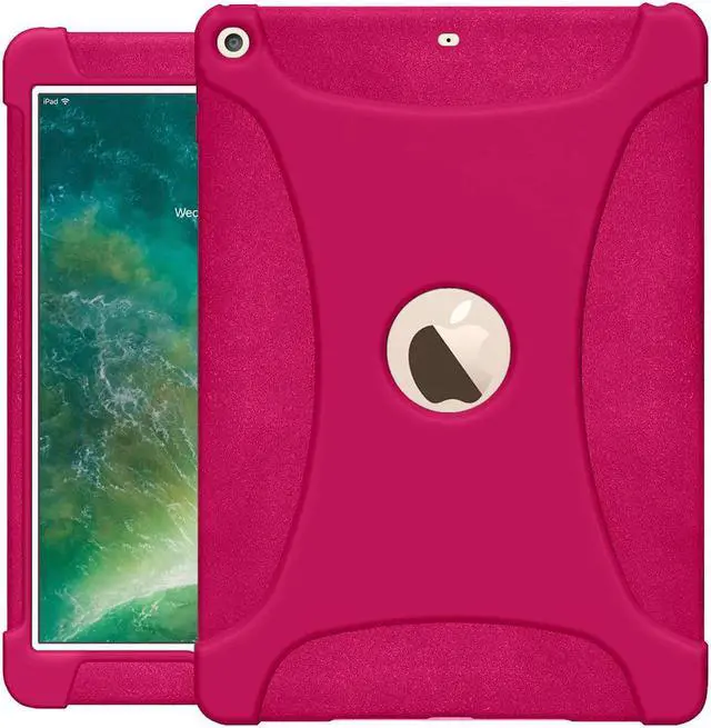 Alt view image 2 of 2 - Case for iPad 9.7 - Premium Soft Skin Flexible Silicone Jelly Back Skin Fit Cover Protector for Apple iPad 9.7 Inch Tablet
