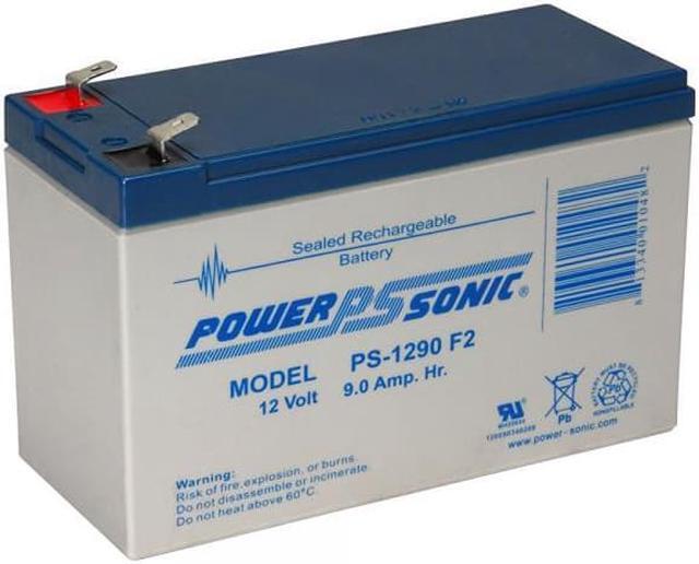 Alt view image 4 of 8 - POWER-SONIC PS-1290F2 12 VOLT 9 AMP BATTERY